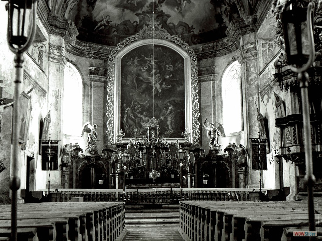 Kircheninnenraum.Bärnwald.Maria.Himmelfahrt